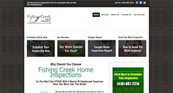 Desktop Screenshot of fishingcreekhomeinspections.com