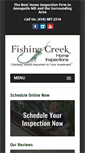 Mobile Screenshot of fishingcreekhomeinspections.com